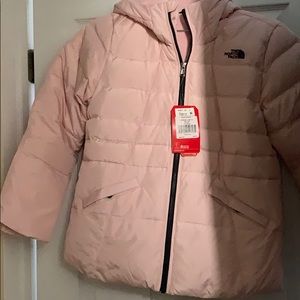 The North Face Down Jacket light pink new with tag